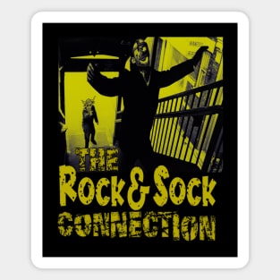 The Rock & Sock Connection, Vintage Wrestling Comedy. Magnet